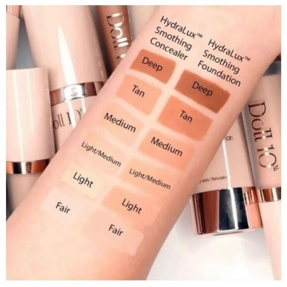 $42 MSRP Doll 10 - TAN HydraLux Smoothing Foundation 1 Oz - Picture 3 of 5